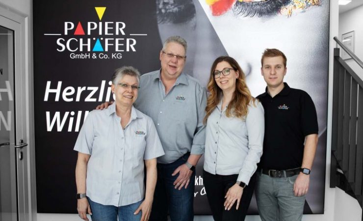 Papier Schäfer in German first