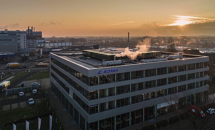 Altana HQ at dusk