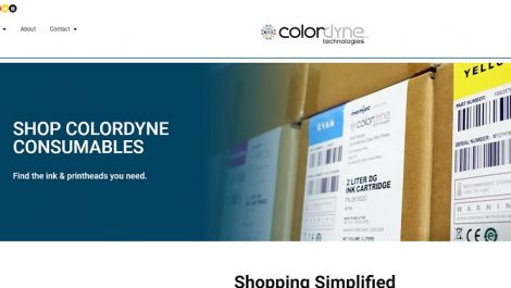 Colordyne e-commerce webste