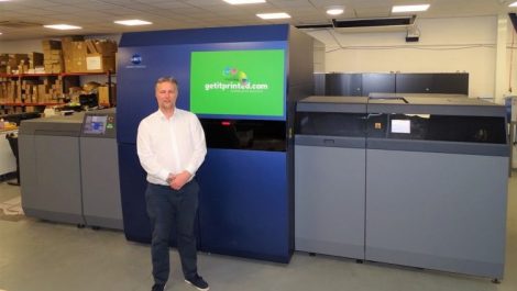 Colourfast uses KM-1 to get it printed