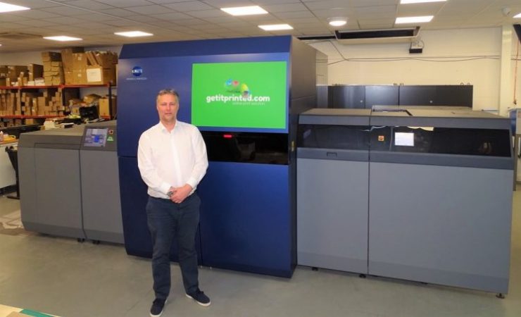 Colourfast uses KM-1 to get it printed