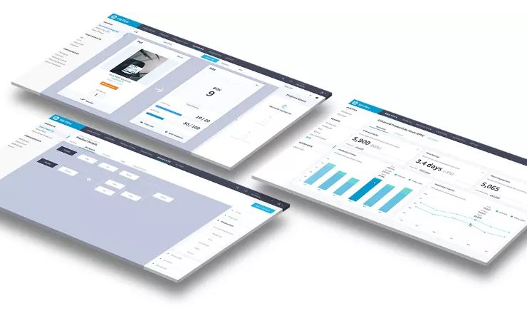 HP Site Flow screen