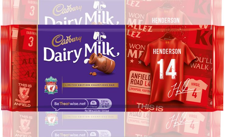 Cadbury Liverpool FC unique chocolate bars