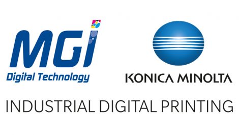 MGI Konica Minolta combined logo