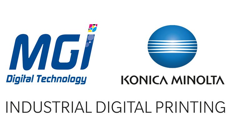 MGI Konica Minolta combined logo