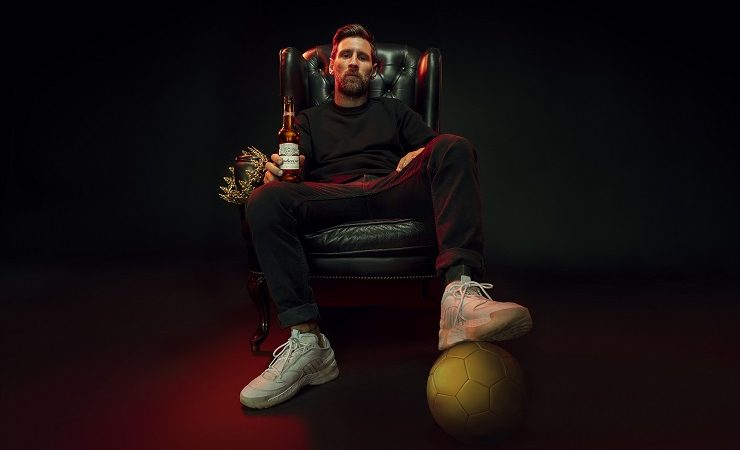 Budweiser Lionel Messi bottles