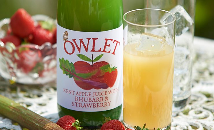 Owlet fruit juice bottles