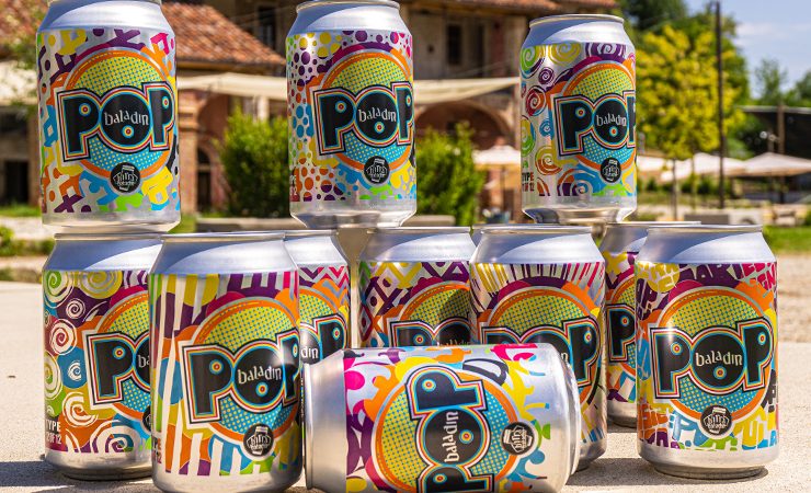 Baladin POP craft beer cans