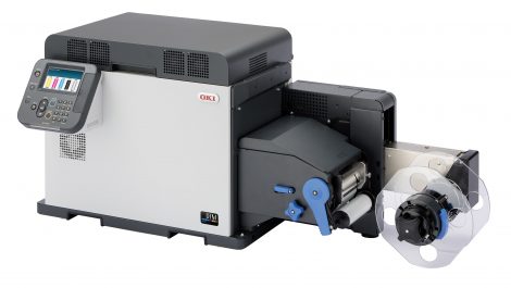 OKI Pro1050 is a five-color LED label printer