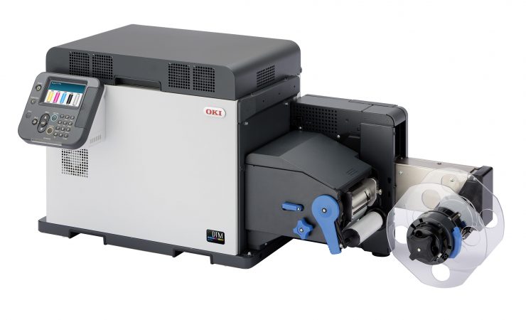 OKI Pro1050 is a five-color LED label printer