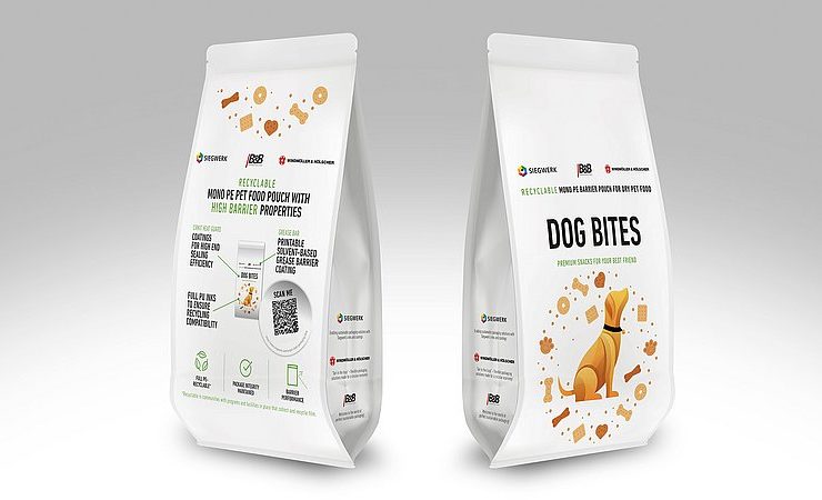 Siegwerk develops mono-PE bag for dry pet food