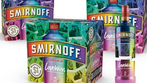 Smirnoff digital print corrugated packaging