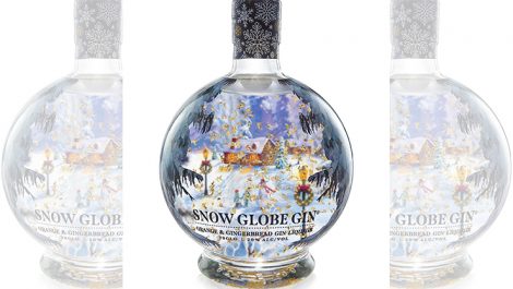 Snow Globe gin shrink sleeve Berkshire Labels