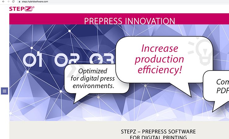 Stepz website screenshot