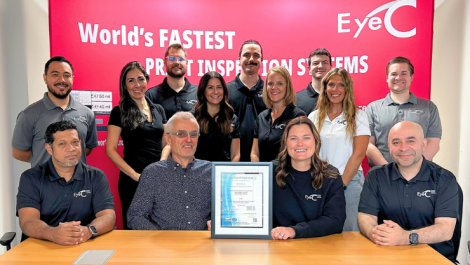 The EyeC team with their ISO certification