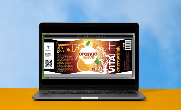 The artwork management software allows brand owners to generate barcodes for variable data printing