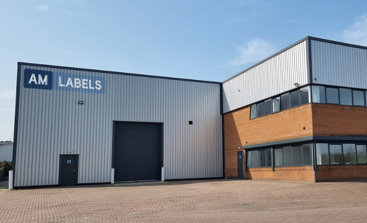 AM Labels' expanded headquarters in Kettering