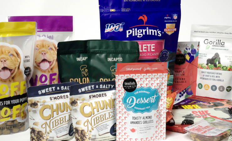 Digital flexible packaging samples