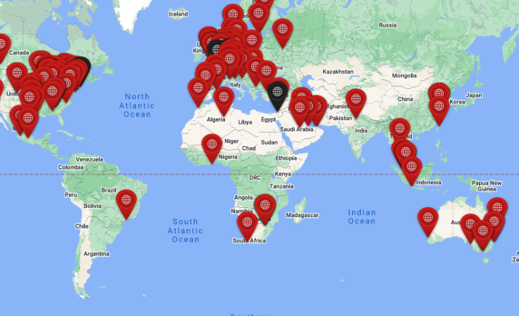 Color-Logic global map