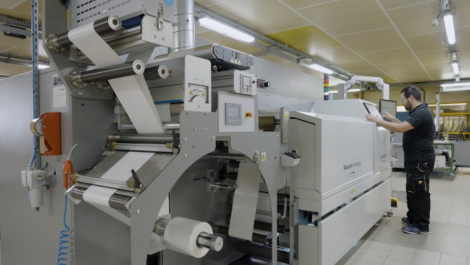 Bobst Digital Master 340 installed at Anjou Etiquettes