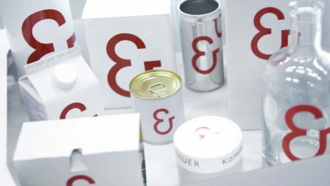 Koenig & Bauer logos on pack samples