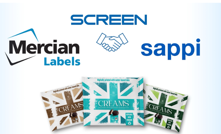 Screen, Sappi and Mercian Labels collaborate for sustainable paper packaging