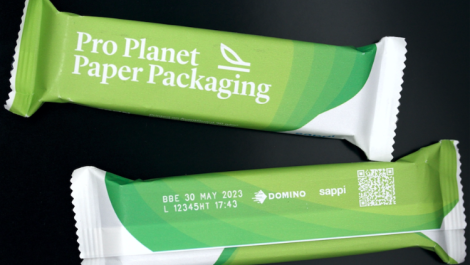 Domino and Sappi launch sustainable laser coding of barrier papers