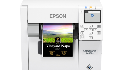 Epson C4000 colour label printer