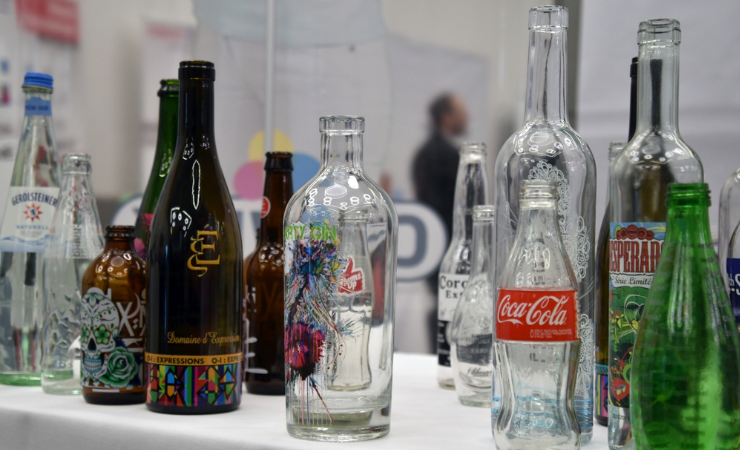 Samples on show at GlassPrint 2019