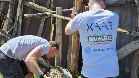 Xaar's Simon Rumbles volunteering in Kenya