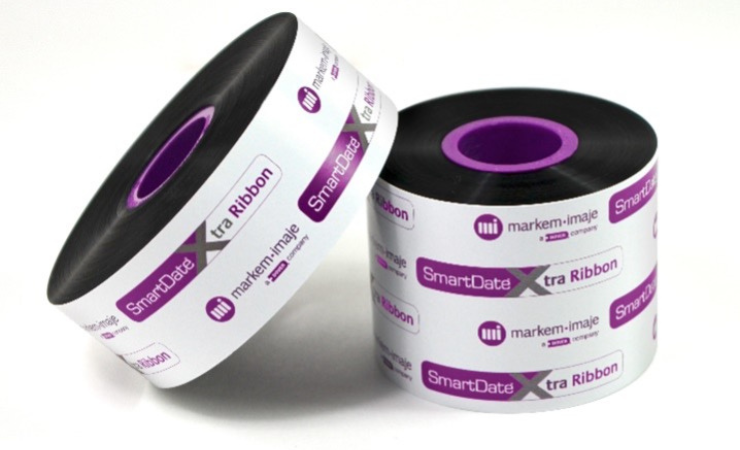 Markem-Imaje has added a new grade of wax/resin thermal transfer ribbon for its SmartDate X Series coders