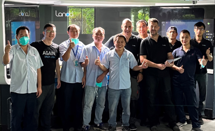 Nine Stars Printing installs Landa S10 nanographic press