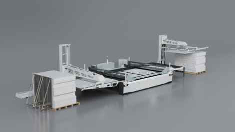 The Q-Line with BHS180 complements Zünd’s current offering for industrial, efficient, pallet-to-pallet production