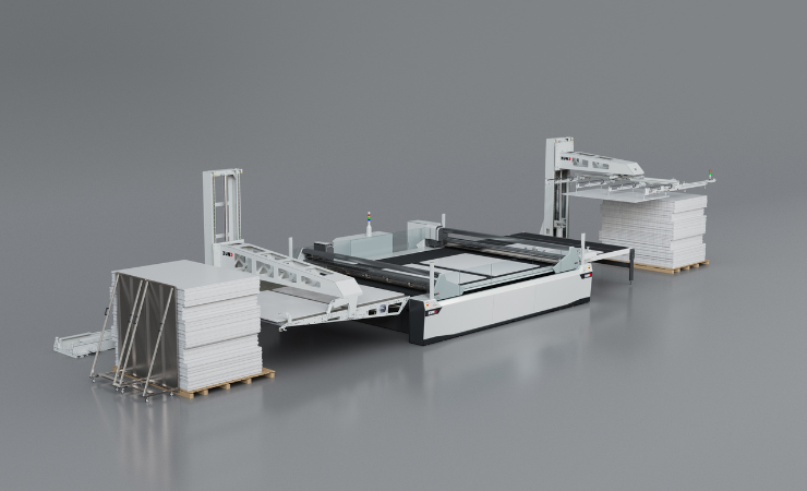The Q-Line with BHS180 complements Zünd’s current offering for industrial, efficient, pallet-to-pallet production