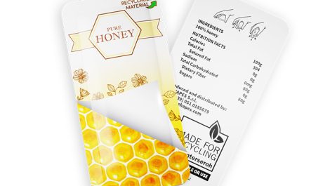 V-Shapes singe dose honey sachet