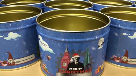 William Say Christmas tins