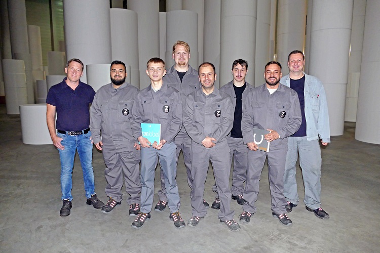 Zanders Paper six apprentices Digital Labels & Packaging