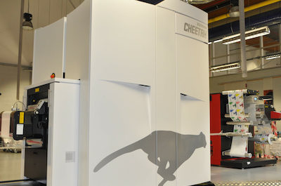 Cheetah installed at CS Labels