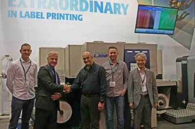 Hine Labels installs low migration Screen press