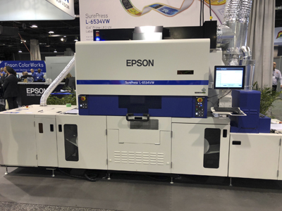 Epson releases SurePress L-6534VW digital label press