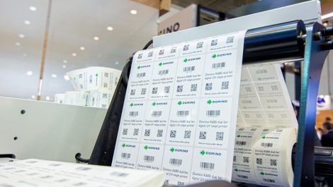 Domino K600i barcode printing