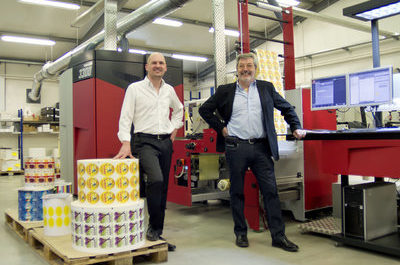 Belgian label printer doubles capacity
